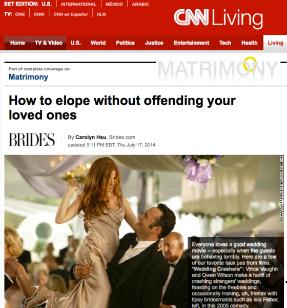 CNN How to Elope Without Offending Your Loved Ones